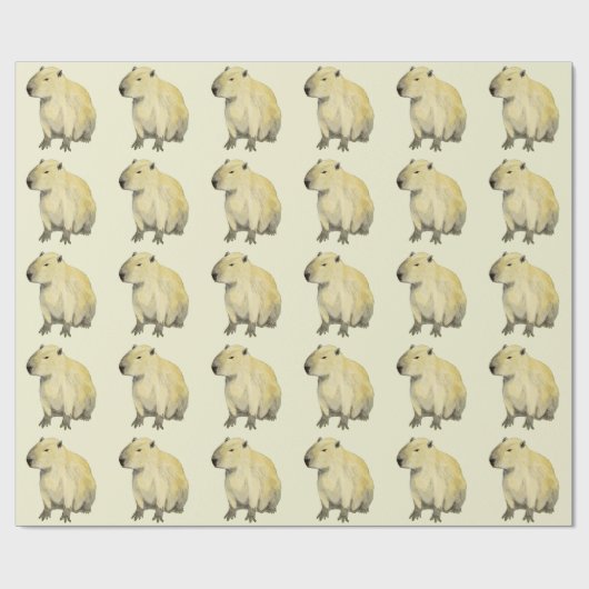 Capybara Cadeaupapier (Vlak)
