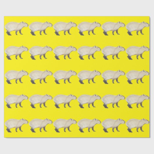 Capybara Cadeaupapier (Vlak)
