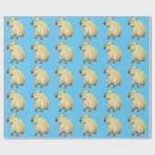 Capybara Cadeaupapier (Vlak)