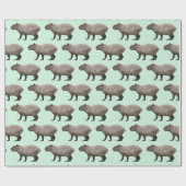 Capybara Cadeaupapier (Vlak)