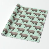 Capybara Cadeaupapier (Uitgerold)
