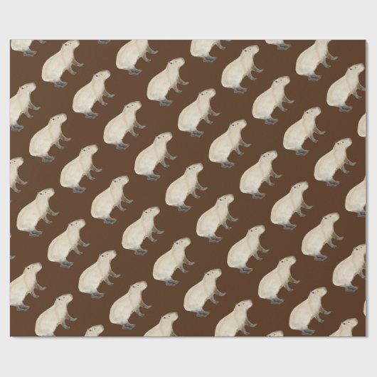 Capybara Cadeaupapier (Vlak)