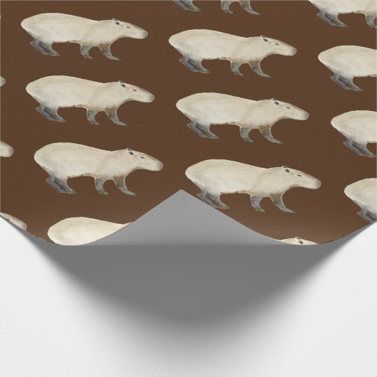 Capybara Cadeaupapier (Hoek)