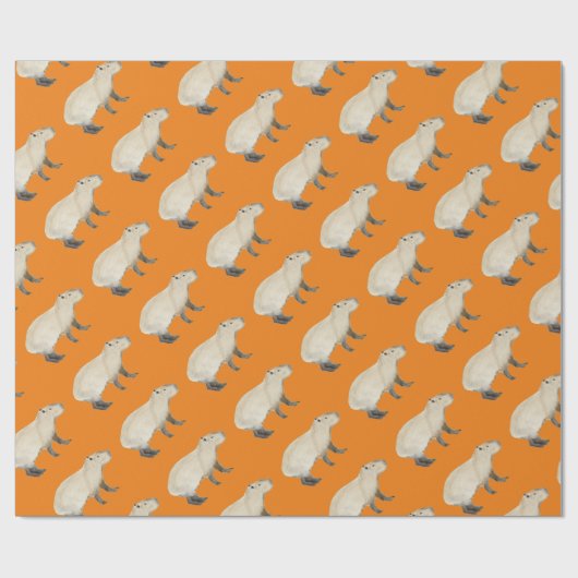 Capybara Cadeaupapier (Vlak)