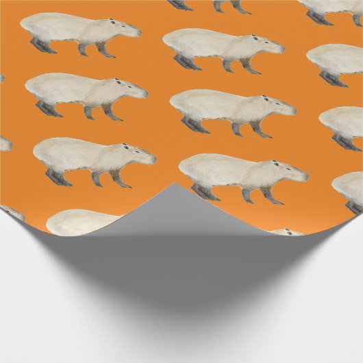 Capybara Cadeaupapier (Hoek)