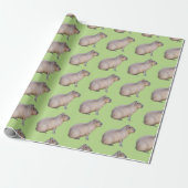 Capybara Cadeaupapier (Uitgerold)