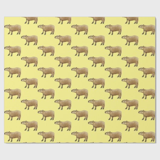 Capybara Cadeaupapier (Vlak)