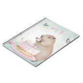 Capybara Cakefest Kinder Notitieboek (Linkerzijde)