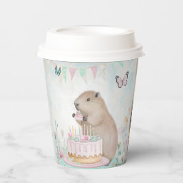 Capybara Cakefest Kinder partij Decor Papieren bek Papieren Bekers