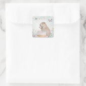 Capybara Cakefest Kinder Partij Sticker (Tas)