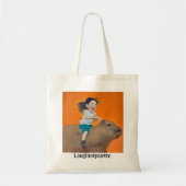 Capybara Canvas tas (Voorkant)