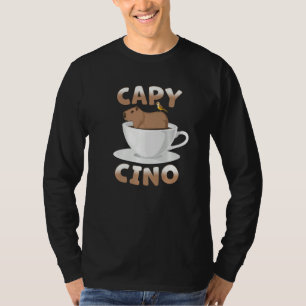 Capybara Cappuccino Mooie Capy Koffie Kopje Mok T-shirt