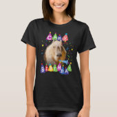 Capybara Capy Verjaardag Gelukkige verjaardag Capy T-shirt (Voorkant)