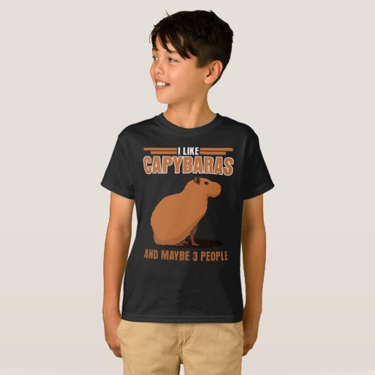 Capybara Capybara Capybara T-shirt (Voorkant volledig)