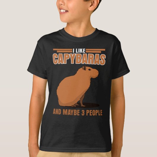 Capybara Capybara Capybara T-shirt (Voorkant)