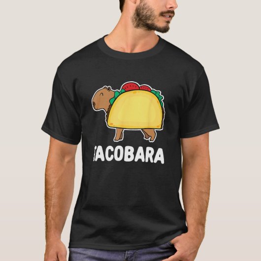 capybara capybara in a taco t-shirt (Voorkant)