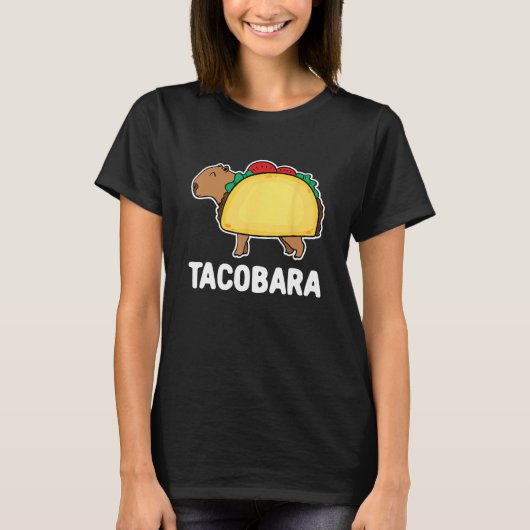 capybara capybara in a taco t-shirt (Voorkant)
