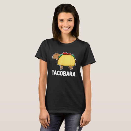capybara capybara in a taco t-shirt (Voorkant volledig)
