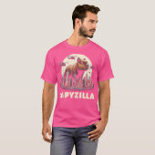 Capybara Capyzilla Grappig Schattige Capybara T-shirt (Voorkant volledig)