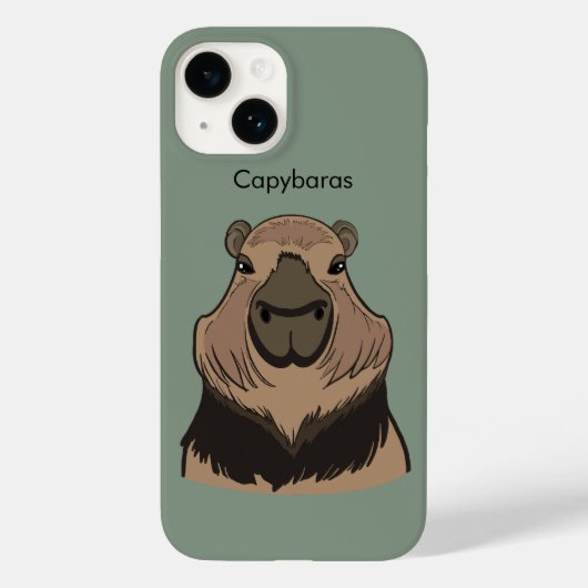 Capybara Case-Mate iPhone Case (Achterkant)
