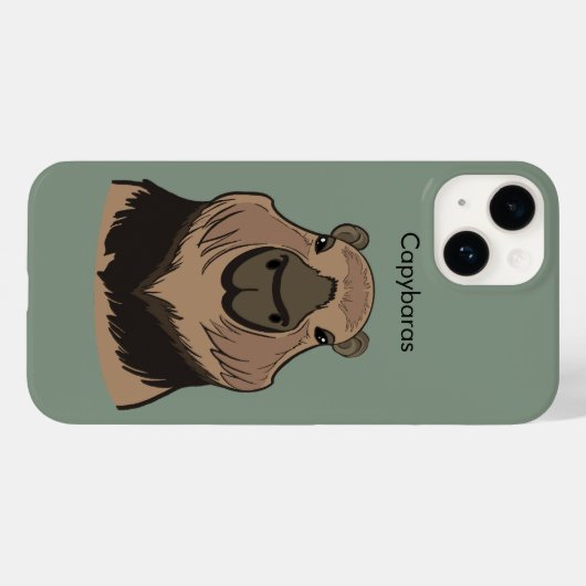 Capybara Case-Mate iPhone Case (Achterkant (horizontaal))