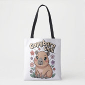 Capybara Chill Tote Bag (Voorkant)