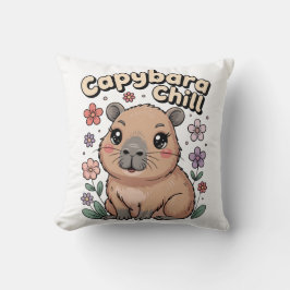 Capybara Chillen Kussen