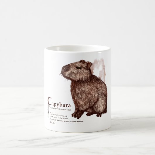 capybara - chocolate koffiemok (Center)
