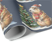 Capybara Christmas Cappy Dierenvriend Xmas Cadeaupapier (Rol Hoek)