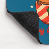 Capybara Christmas Shirt, Funny Capy Holidays  Muismat (Hoek)