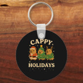 Capybara Christmas Shirt, Funny Capy Holidays Sleutelhanger (Voorkant)
