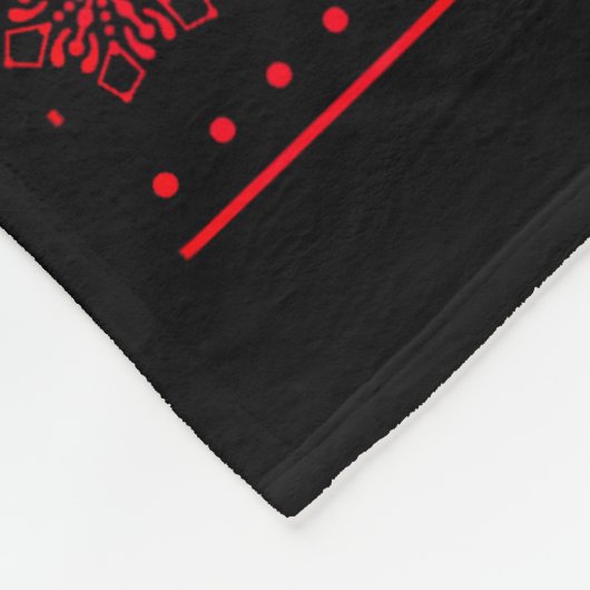 Capybara Christmas Sweater  Fleece Deken (Hoek)