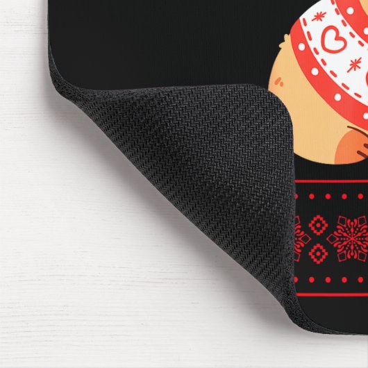 Capybara Christmas Sweater Muismat (Hoek)