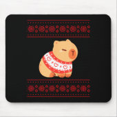 Capybara Christmas Sweater Muismat (Voorkant)