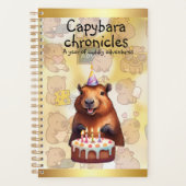 Capybara Chronicles: A Year of Cuddly Adventures Planner (Voorkant)