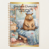 Capybara Chronicles: Organize Your Life with a Smi Planner (Voorkant)
