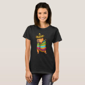 Capybara Cinco De Mayo Rodent Dab Mexicaanse Kinde T-shirt (Voorkant volledig)