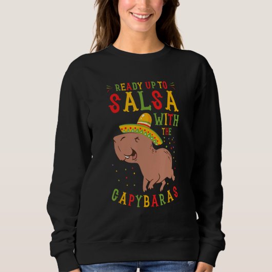 Capybara Cinco de Mayo Sombrero Mariachi Fiesta Me Trui (Voorkant)