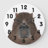 Capybara Clock Grote Klok (Voorkant)