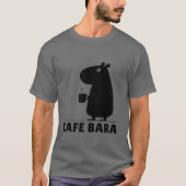 Capybara Coffee Cafe Bara Funny Capy Cute Capybara T-shirt (Voorkant)