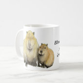 Capybara Coffee Mok (Voorkant links)