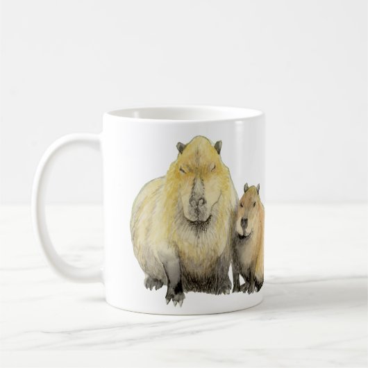 Capybara Coffee Mok (Links)