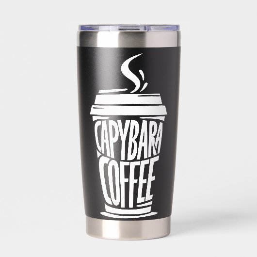 Capybara Coffee Mok | Grappig en Schattig dier Geïsoleerde Drinkbeker (Voorkant)