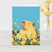 Capybara Comfort is already in het Nederlands: Cap Kaart (Gele Bloem)