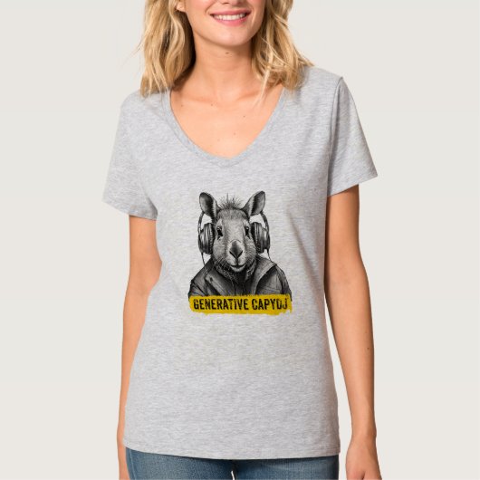 Capybara cool leuk T-shirt (Voorkant)
