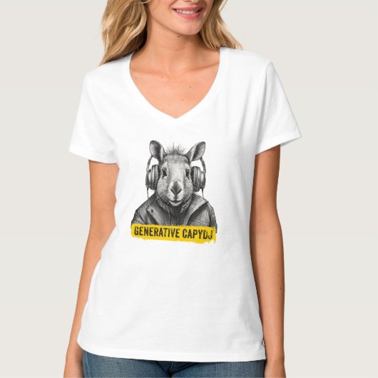 Capybara cool leuk T-shirt (Voorkant)