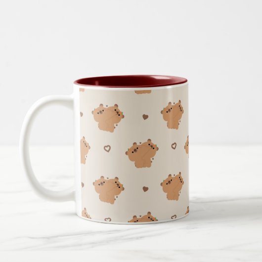 Capybara Couple Mok (Links)