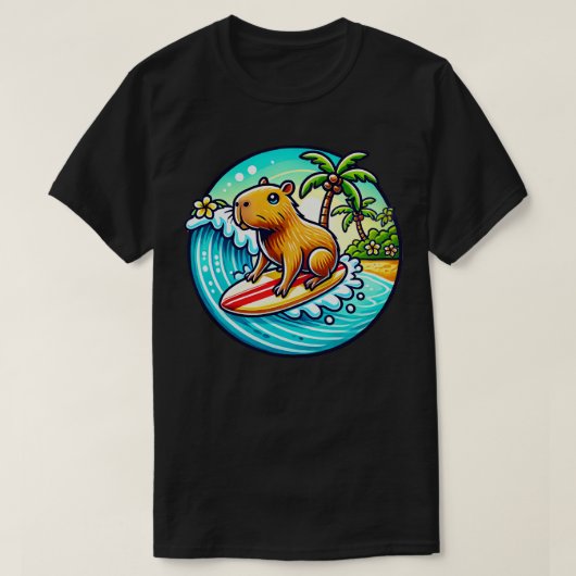 Capybara Cowagunga T-shirt (Design voorkant)