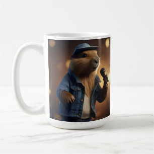 Capybara Cowboy: Serenading the Wild West Koffiemok
