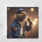 Capybara Cowboy: Serenading the Wild West Save The Date (Achterkant)